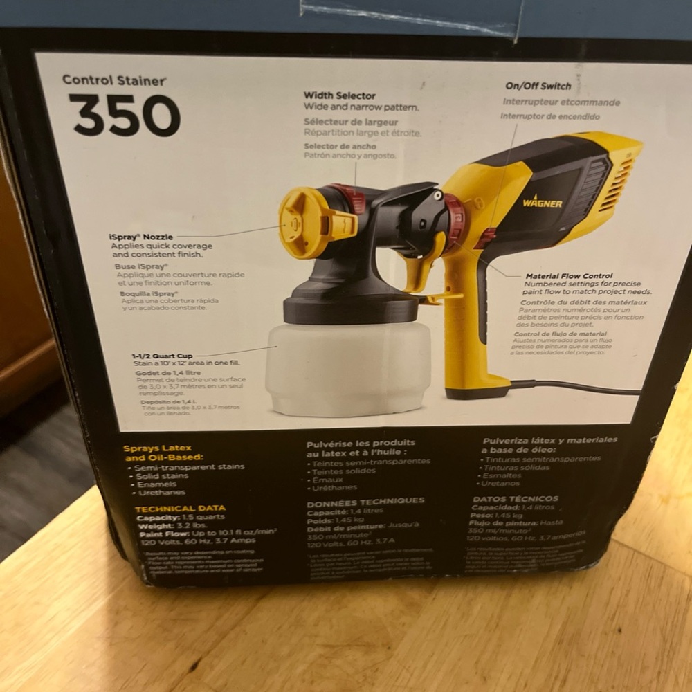 WAGNER Control Stainer 350 HVLP Handheld Sprayer - 0529041